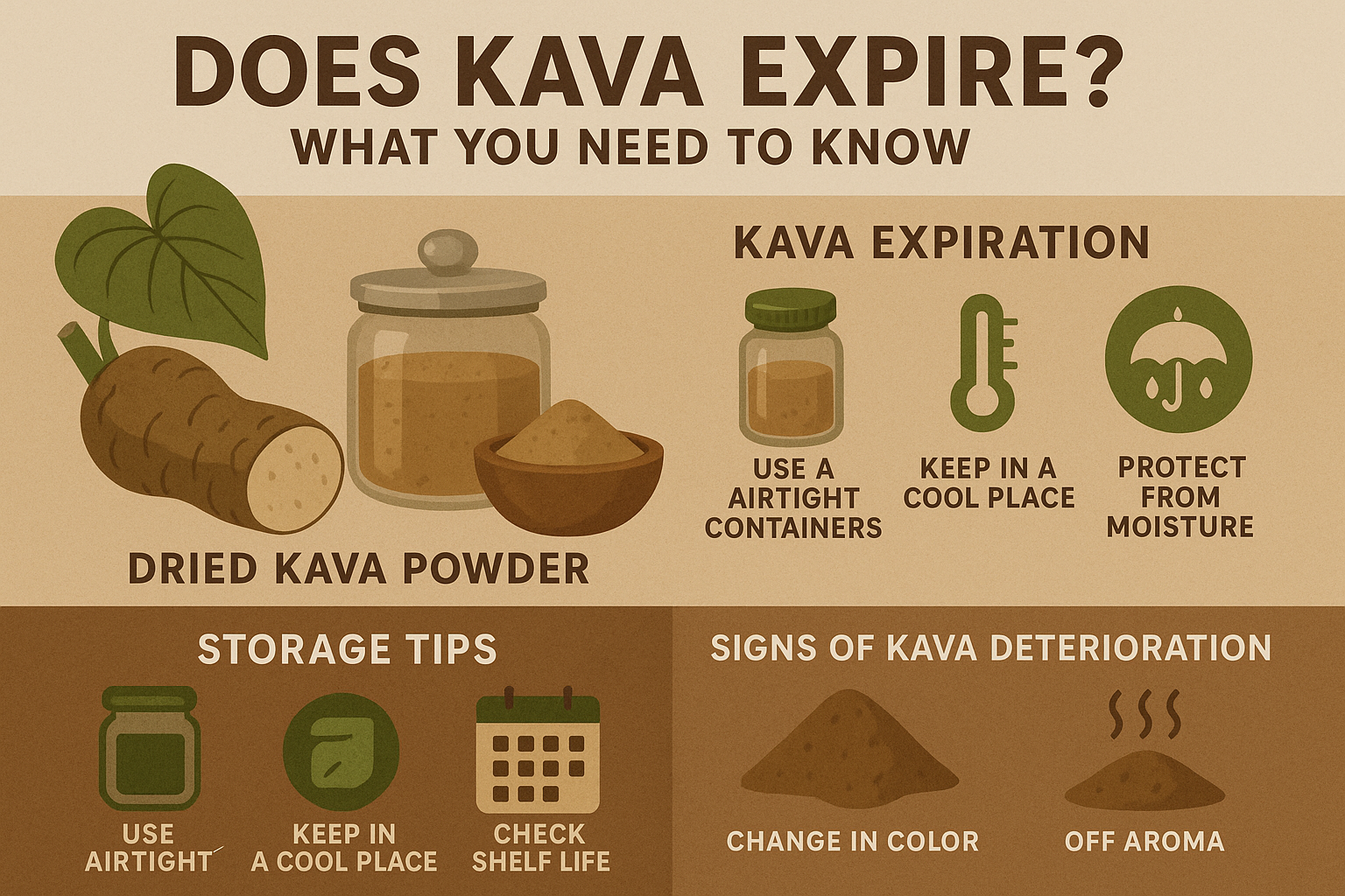 Does Kava expire? Guide explaining shelf life, storage tips, and freshness of kava products