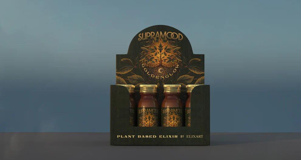 Supramood Goldenglow Elixir Kava Kratom Herbal Drink