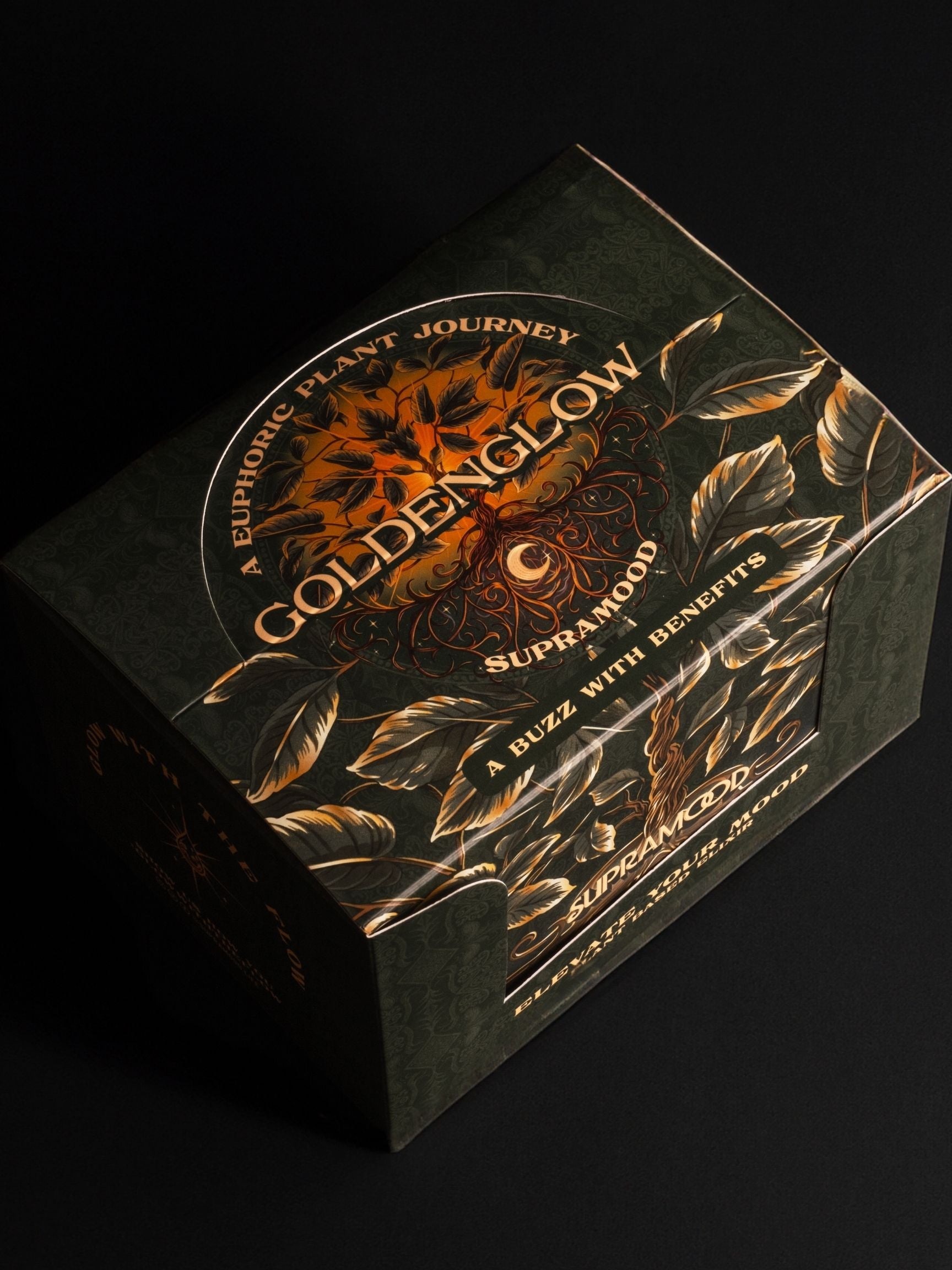 Supramood Goldenglow Elixir Kava Kratom Herbal Drink